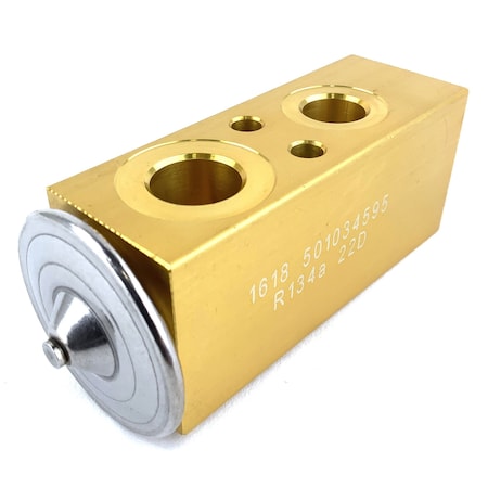 Truckair Exp. Valve - Block-Slim-Line, Category: Expansion Valve, Type: Block, Style: Flange - Stat Seal 12-0617A